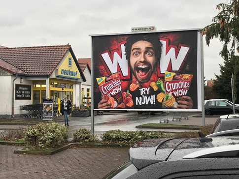 WOW Werbeplakat Crunchips Lorenz